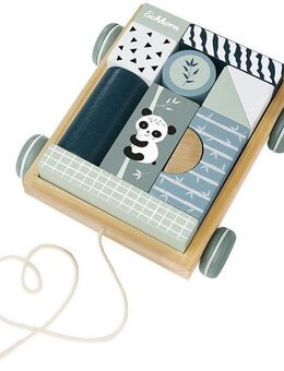 Eichhorn Bauwagen Spielbausteine, (12 St), aus Holz