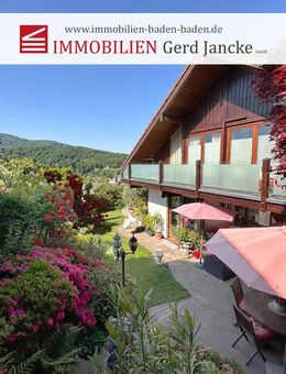 Attraktives Einfamilienhaus mit großem Garten und Doppelgarage in fantastischer Aussichtslage! - Baden-Baden