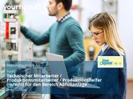 Technischer Mitarbeiter / Produktionsmitarbeiter / Produktionshelfer (m/w/d) für den Bereich Abfüllanlage - Bensheim