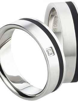 Edle Edelstahlringe modern & dezent AB1550-AB1551 - Aholming