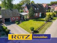 Ganderkesee-Heide | Gepflegtes Siedlungshaus auf schönem Eckgrundstück mit Garage und viel Potential - Ganderkesee