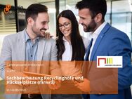 Sachbearbeitung Recyclinghöfe und Häckselplätze (m/w/d) - Heilbronn