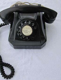 Vintage PTT Telefon-Apparat, Modell 50, schwarz - Horgen