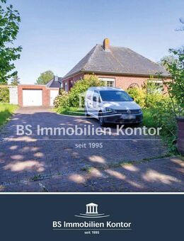 ***Reserviert*** Groß Midlum! Gepflegter, renovierter Bungalow mit Terrasse, Garage und großer Gartenanlage! - Hinte