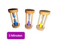 Sanduhr Aus Holz Zeitmesser Dekosanduhr Dekoration Uhr Aus Sand Blau Rosa 5min 3min 12,90 €* - Villingen-Schwenningen