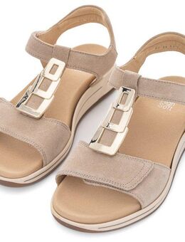 Ara OSAKA-S Sandalette, Keilsandale, Sommerschuh, Komfortschuh in Weite H (sehr weit)