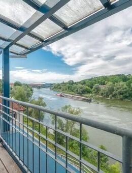 Penthouse Wohnung mit ca. 80 qm Rundumterrasse und Blick auf die Donau - Passau