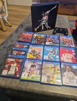 Biete Playstation 4 500 GB, 2014 mit 13 Spielen - Steinhagen (Nordrhein-Westfalen)