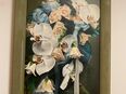 Kunstwerk Bild Gemälde Orchideen Blumenstrauß Öl auf Leinwand mit Holzrahmen in 93049