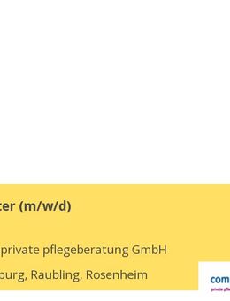 Pflegeberater (m/w/d) - Rosenheim