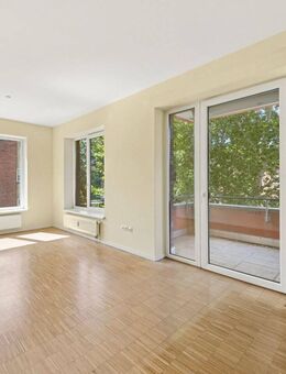Lichtdurchflutete 2-Zimmer-Wohnung mit Südwest-Balkon in ruhiger Lage - Hamburg