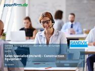 Sales Specialist (m/w/d) - Construction Equipment - Essen