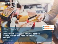 VerkäuferIn Metzgerei (m/w/d) Bereich Fleisch, Wurst und Käse Vollzeit / Teilzeit - Memmingen