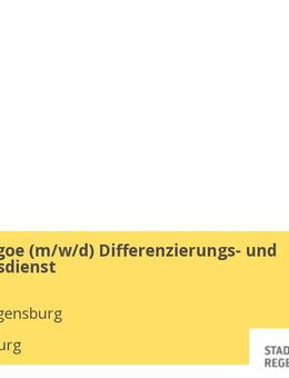 Sozialpädagoe (m/w/d) Differenzierungs- und Entlastungsdienst - Regensburg