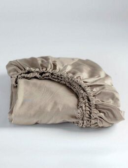 Cinderella Spannbettlaken Cinderella Sundays Satin, für Matratzen bis 25 cm Höhe, Satin, Gummizug: rundum, (1 Stück), für Matratzen bis 25 cm Höhe