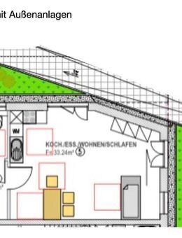 1 ZKB Apartment EG Wohnung Nr.: 5 in 86199 Augsburg Ortsteil Inningen - Augsburg