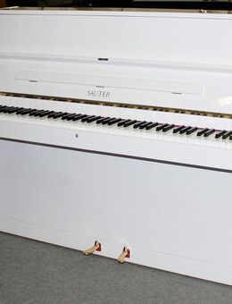 Klavier Sauter 113 weiß poliert, Baujahr 1978, 5 Jahre Garantie - Egestorf