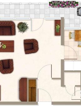 KÖLN: Solide Kapitalanlage zur Altersvorsorge - Vermietete 1-Zimmer-Wohnung mit Balkon in Köln-Westhoven - Köln