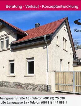 Charmantes, hübsches Einfamilienhaus mit Hof und kl. Süd-Garten in guter Lage - Ingelheim (Rhein)