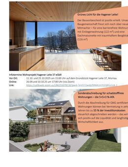 Deine Dachmaisonette in Murnau - zum Selbstkostenpreis in unserer Baugemeinschaft! - Murnau (Staffelsee)