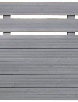 BM Massivholz Holzzaun, Fichte grau lasiert, LxH: 180x90 cm