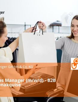 Junior Sales Manager (m/w/d) - B2B Neukundenakquise - München