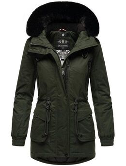 Marikoo Wintermantel Olessaa Sportlicher Baumwoll-Parka für den Winter
