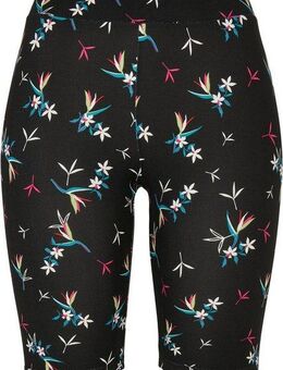 URBAN CLASSICS Radlerhose Urban Classics Damen Ladies Soft AOP Cycle Shorts (1-tlg)