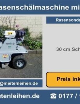 Rasenschälmaschine Sodenschneider Rasenschälgerät mieten leihen in Herne - Herne