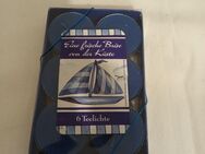 6 Teelichthalter eine frische Brise von der Küste blau ovp neu - Essen