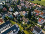 3-Familien-Haus eines Architekten mit separatem Büro-/Werkstattgebäude und Außenswimmingpool - Fellbach