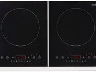 Medion® Doppel-Induktionskochplatte MD 18493, 3500 W Induktionsleistung, automatische Topferkennung, Timer, Temperaturbereich 60 - 240°, Sensor-Touch-Display