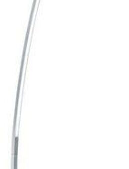 Reality Leuchten LED Stehlampe Solo, LED fest integriert, Warmweiß, LED Stehleuchte in Bogenform, mit Fussschalter, 1200 Lumen