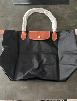 Schöne Longchamp Shopper Handtasche in schwarz Gr.L NEU - Groß Offenseth-Aspern