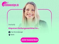 Disponent Rettungssanitäter im Krankentransport (m/w/d) - Berlin