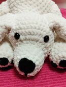 "Paul"❤️ Hund liegend gehäkelt Amigurumi Kuscheltier Plüschtier in 47647