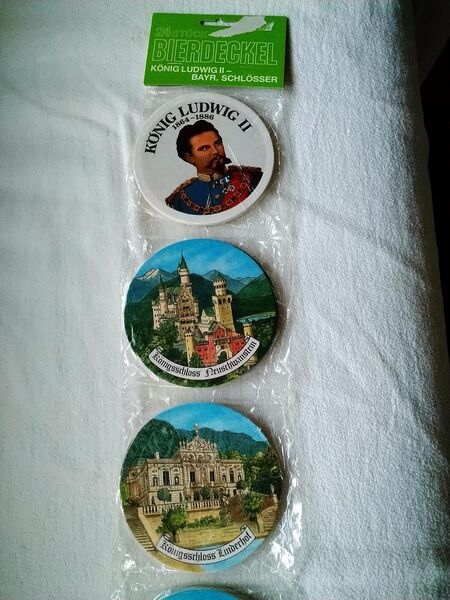 Bierdeckel "König Ludwig II - Bayr. Schlösser" NEU OVP - Kassel Niederzwehren
