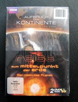 BBC: Aufbruch der Kontinente / Reise zum Mittelpunkt der Erde (2 DVD-Box, 2014) Neu - Leverkusen