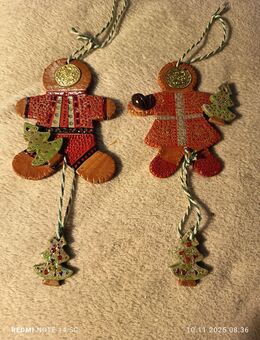 Weihnachtsdeko gr.Lebkuchenfiguren - Hamburg