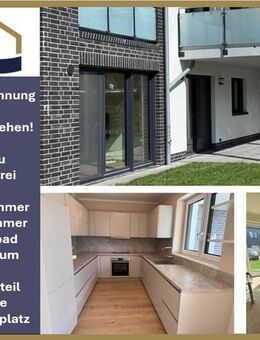 Moderne und sofort Bezugsfreie Erdgeschosswohnung (105qm) in Wittmund mit Gartenbereich PKW Stellplatz - Wittmund