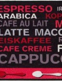 Andiamo Küchenläufer Cafe Creme, rechteckig, Höhe: 4 mm, Motiv Kaffee, mit Schriftzug, Größe 50x150 cm, Küche