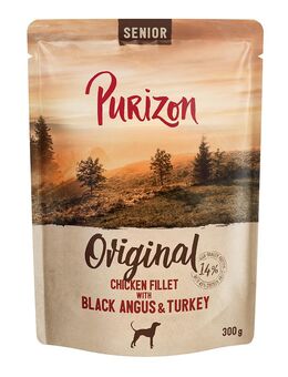Purizon Senior Hühnerfilet mit Black-Angus - 6 x 300 g