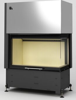 Kamineinsatz VOLCANO 2BPTh + 2BLTh 10,5KW L-Kamin L-Form Heizeinsatz Panorama Kamin Neu Hajduk LDF-Kamine - Strausberg