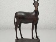 afrikanische Kunst Holzfigur Antilope 25,5cm - Fulda Zentrum