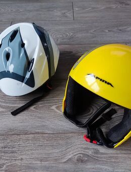 2.Kinder Ski/Snowboad Helme "Alpina" Gr. XS/S 49-53cm Weiss/Gelb *Anschauen* - Köln