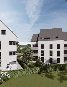 Neubau-Maisonette - Wohnen über zwei Ebenen mit sonniger Dachterrasse - Illerkirchberg