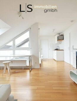 **Top modern & voll möbliert** Exklusives 1-Zimmer-Studio mit Balkon und TG-Stellplatz! - Leonberg (Baden-Württemberg)