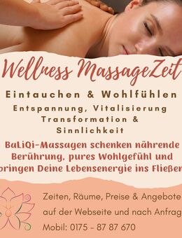 BaLiQi Wellness Massage - einzigartig, erstklassig, Genuss pur - Rohr (Bayern)