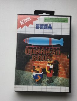 Sega Master System Spiel Bonanza Bros - Fulda