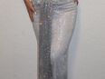 Abendkleid Silber Glitzer 38 gr in 49074